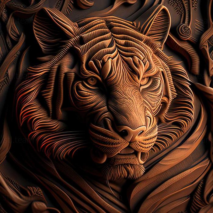 Pursh tiger famous animal